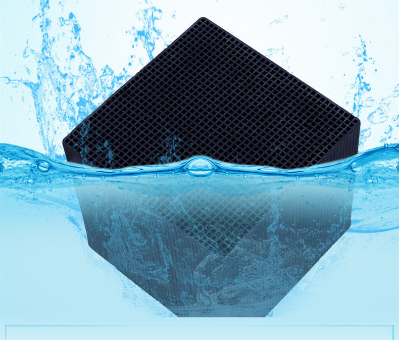 HKM-238227 Activated Carbon Water Purification Cubes for Fish Tanks - Honeycomb Design, Various Sizes Available