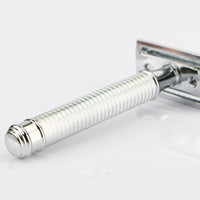 HKM-528595 Durable Manual Shaver with 10 Double-Sided Blades, Zinc Alloy Cutter Head and Copper Handle