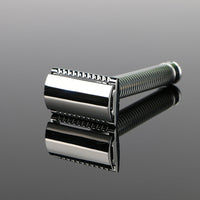 HKM-528595 Durable Manual Shaver with 10 Double-Sided Blades, Zinc Alloy Cutter Head and Copper Handle
