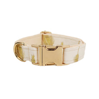 HKM-983699 Soft Fabric Velvet Dog Collar with Accessories for XS to XL Sizes