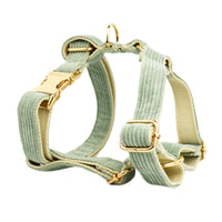 HKM-983699 Soft Fabric Velvet Dog Collar with Accessories for XS to XL Sizes