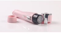 HKM-461907 Electric Mini Shaver for Smooth Hair Removal – Pink Stainless Steel Blade with ABS Body