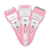 HKM-281619 3-in-1 Rechargeable Cordless Callus Remover with Ergonomic Grip for Smooth Skin Removal