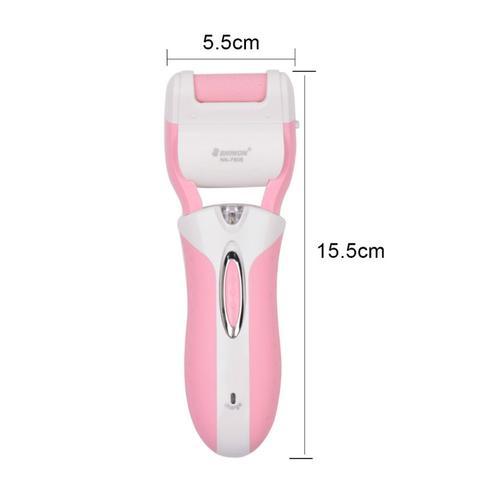 HKM-281619 3-in-1 Rechargeable Cordless Callus Remover with Ergonomic Grip for Smooth Skin Removal