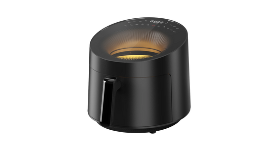 KTX-811667 5L Air Fryer with Skylight and Hidden Fan Blades, Metal Interior, 1500W Turbo Heat Technology