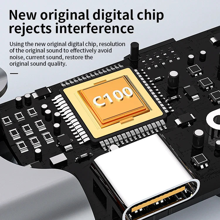 KTX-342035 8-Pin to 3.5mm Earphone Jack Adapter with Charging and Microphone for iPhone