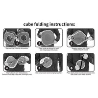 HKM-515347 S-Shaped Foldable Cat Tunnel Toy for Interactive Play and Exploration