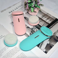 HKM-411539 Silicone Electric Face Cleaner with Rechargeable Battery and Vibrating Function