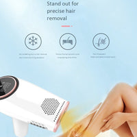 HKM-361299 Convenient Pain-Free Whole Body Laser Epilator - AC Powered, Model X2, ABS Plastic