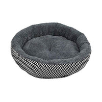 HKM-279891 Deep Sleep Round Pet Kennel - Cozy Cloth Bed for Cats and Small Pets