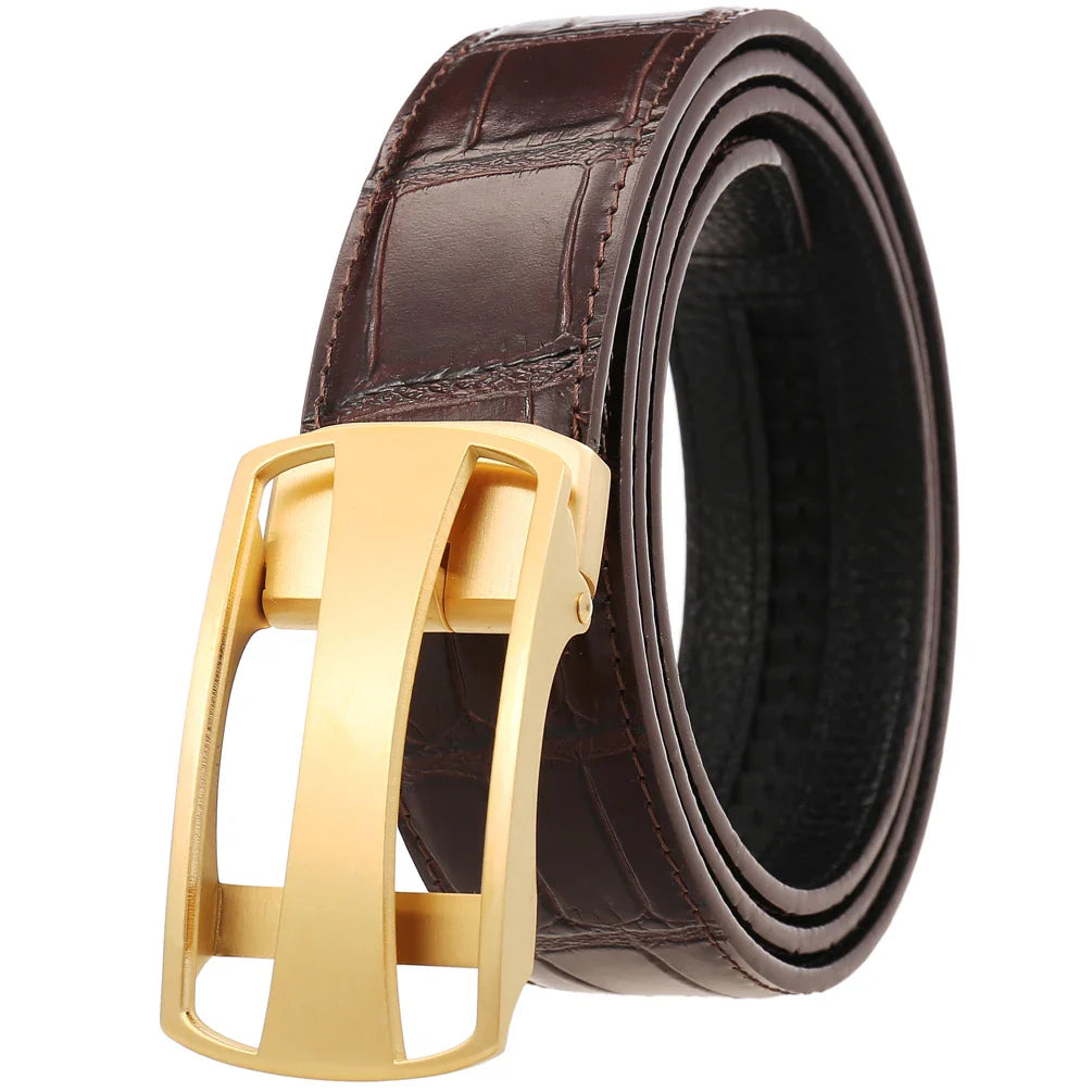 HKM-129427 Stylish Leather Belt for Men - Durable Design, Perfect for Everyday Wear