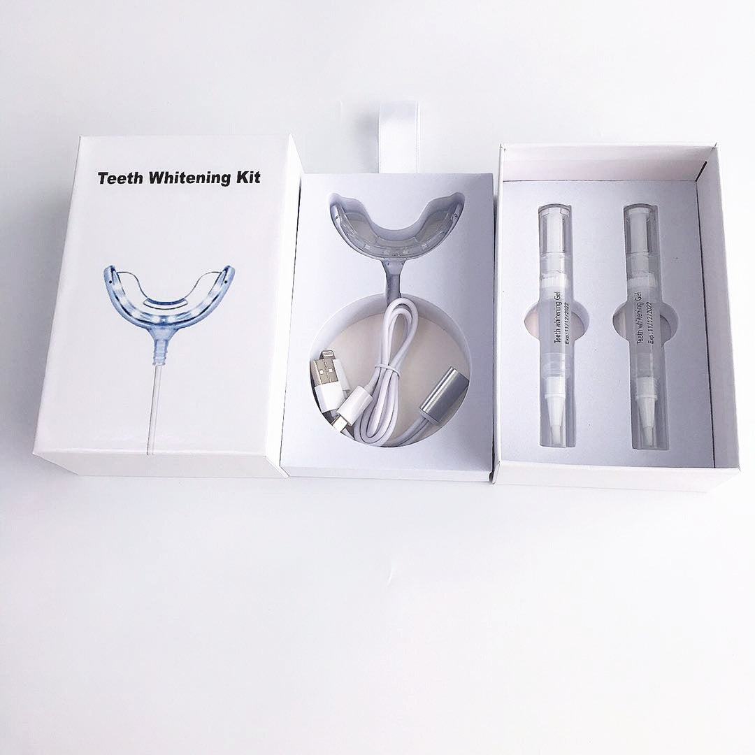 HKM-246547 Teeth Whitening Light Kit with Gel and Shade Guide for Effective Oral Care