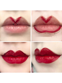 HKM-891667 Portable Female Retractable Lip Brush for Lipstick, Lip Balm, and Lip Glaze