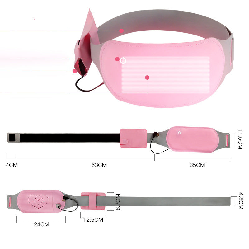 HKM-425683 Graphene Heated Womb Belt with Adjustable Temperature and Waterproof Design