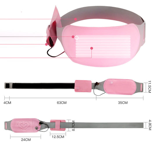 HKM-425683 Graphene Heated Womb Belt with Adjustable Temperature and Waterproof Design