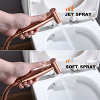 HKM-908307 Handheld Toilet Spray Bidet with Stainless Steel Hose for Easy Cleaning and Pet Bathing