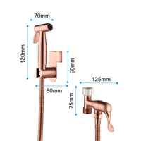 HKM-908307 Handheld Toilet Spray Bidet with Stainless Steel Hose for Easy Cleaning and Pet Bathing