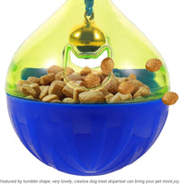 HKM-221459 Interactive Treat Dispenser for Dogs and Cats - Puzzle Feeder Tumbler Toy for Active Eating and Playtime