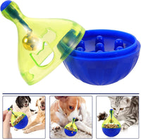 HKM-221459 Interactive Treat Dispenser for Dogs and Cats - Puzzle Feeder Tumbler Toy for Active Eating and Playtime
