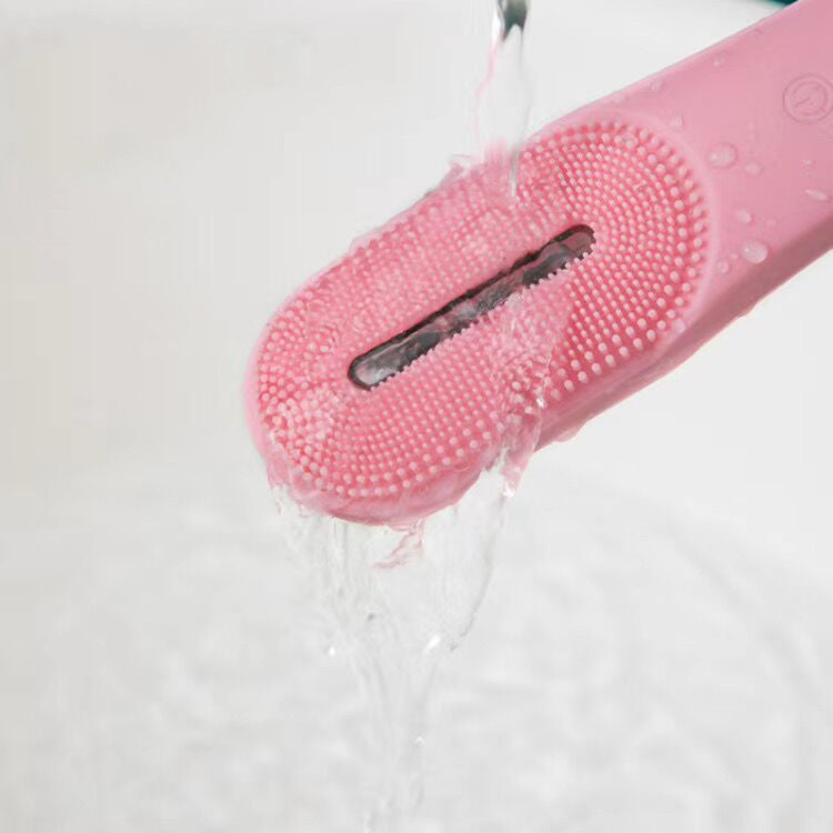HKM-310931 Ultrasonic Vibrating Facial Cleanser with Red Light Therapy