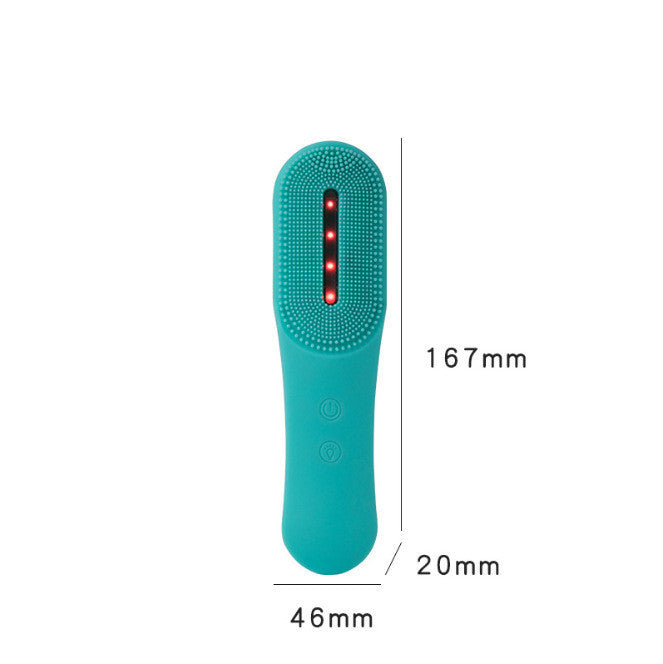 HKM-310931 Ultrasonic Vibrating Facial Cleanser with Red Light Therapy