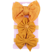 HKM-101139 Child's Colorful Bowknot Hairband Headdress for Infants and Toddlers