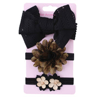 HKM-101139 Child's Colorful Bowknot Hairband Headdress for Infants and Toddlers