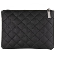 HKM-728659 15-Piece Matte Black Makeup Brush Set with Cosmetic Bag, Nylon Wool and Wooden Handle