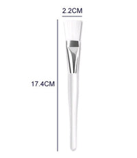 HKM-299539 Transparent Pen Holder Mask Brush with Soft Nylon Hair for Even Application
