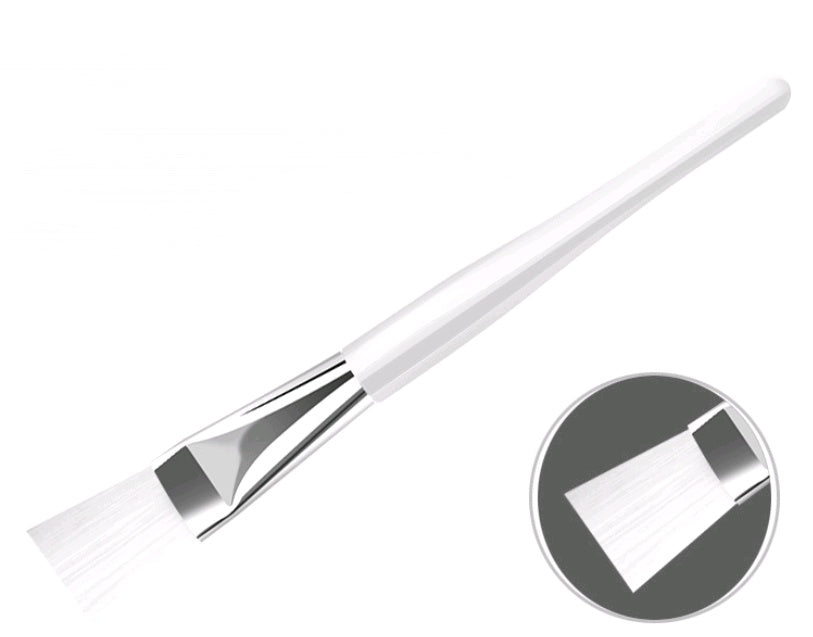 HKM-299539 Transparent Pen Holder Mask Brush with Soft Nylon Hair for Even Application