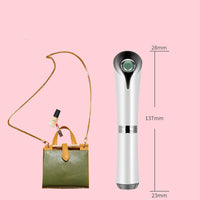 HKM-030163 Jade Eye Treatment Tool for Dark Circles, Wrinkles, and Puffiness with Ultrasonic Vibration and Hot Compress