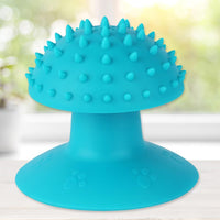 HKM-104211 Cat Self Grooming Brush and Scratcher with Cat Mint - Eco-Friendly Pet Hair Remover for Cats and Kittens