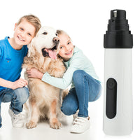 HKM-348947 Quiet Electric Pet Nail Grinder with Adjustable Speed and Ergonomic Design for Safe Nail Trimming