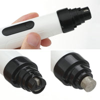 HKM-348947 Quiet Electric Pet Nail Grinder with Adjustable Speed and Ergonomic Design for Safe Nail Trimming
