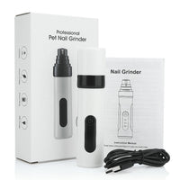 HKM-348947 Quiet Electric Pet Nail Grinder with Adjustable Speed and Ergonomic Design for Safe Nail Trimming