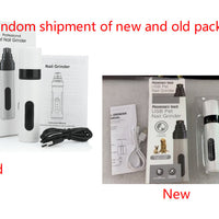 HKM-348947 Quiet Electric Pet Nail Grinder with Adjustable Speed and Ergonomic Design for Safe Nail Trimming