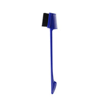 HKM-855443 Double-Sided Hair Edge Comb with Fine Bristles and Portable Design - Available in Blue, Purple, White, Black
