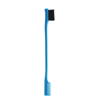 HKM-855443 Double-Sided Hair Edge Comb with Fine Bristles and Portable Design - Available in Blue, Purple, White, Black