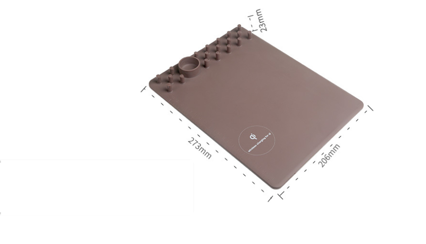 KTX-717907 Wireless Charging Mouse Pad with Integrated Charging Station