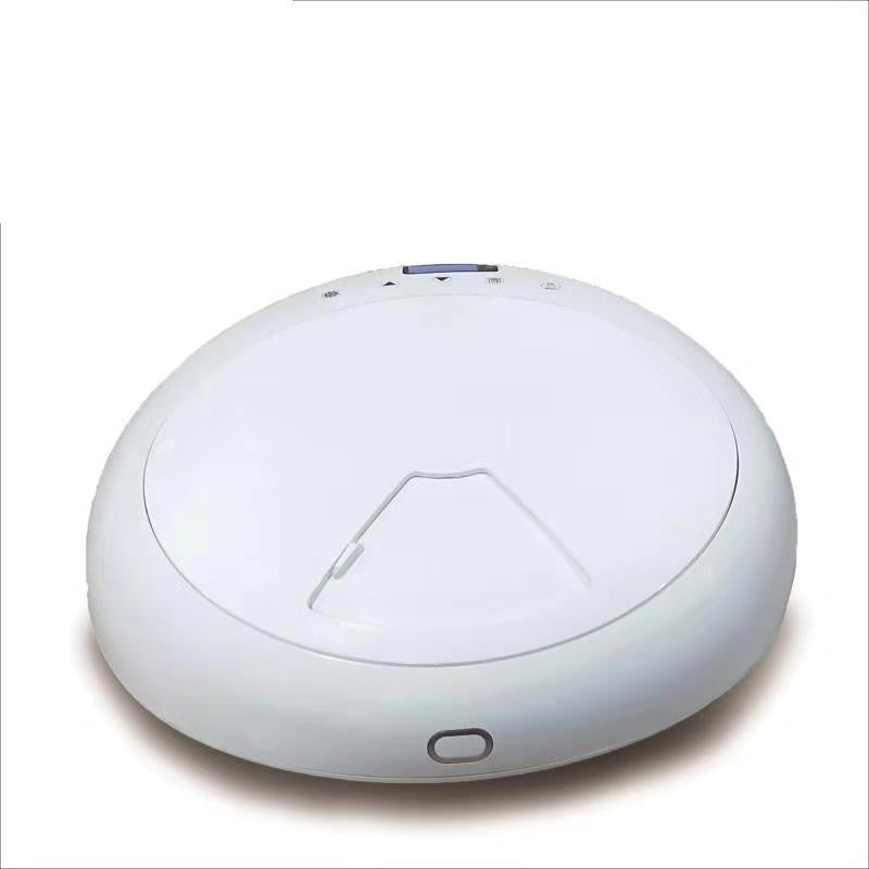 HKM-394323 Automatic Six-Meal Smart Feeder with Voice Reminder for Dogs and Cats, Detachable Design, 1.8kg, White
