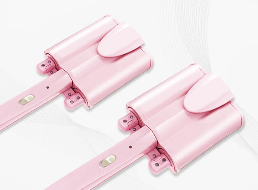 HKM-180243 Omelet Head Curling Iron with 21mm-30mm Tourmaline Ceramic Barrel and Temperature Control for Wet and Dry Hair