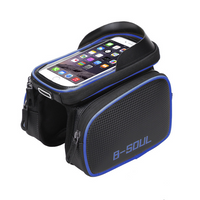 HKM-773075 Bicycle Cell Phone Pouch with Touchscreen Compatibility