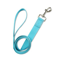 HKM-531859 Reflective Dog Harness and Leash Set - Adjustable Polyester Chest Strap with Scalable Size Options in Yellow, Blue, Gray, and Black