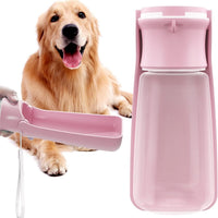 HKM-134675 Portable Dog Water Bottle with Foldable Design and Leak-Proof Features for All Dog Sizes