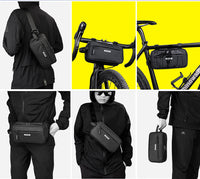 HKM-078355 Water-Repellent Bicycle Front Bag with Triangle Design for Convenient Storage