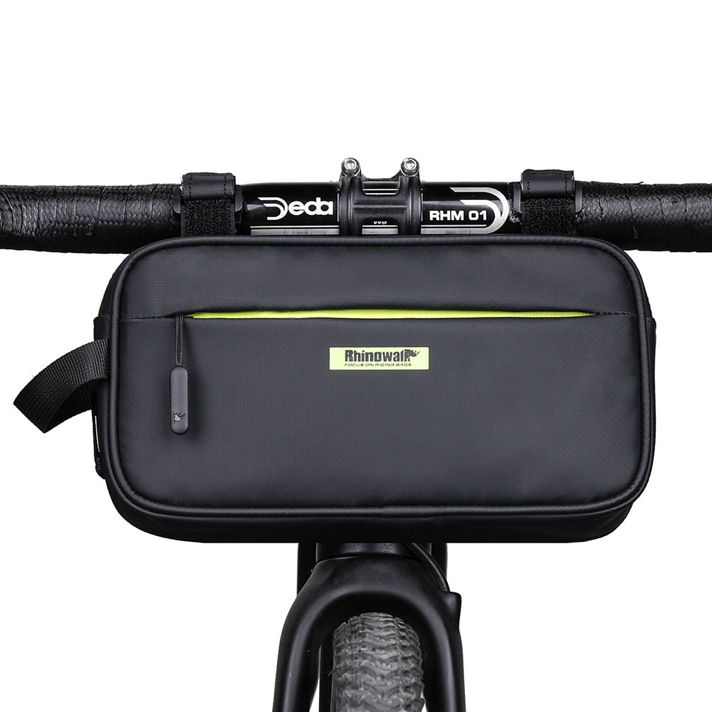 HKM-078355 Water-Repellent Bicycle Front Bag with Triangle Design for Convenient Storage