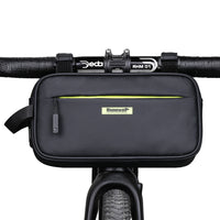 HKM-078355 Water-Repellent Bicycle Front Bag with Triangle Design for Convenient Storage