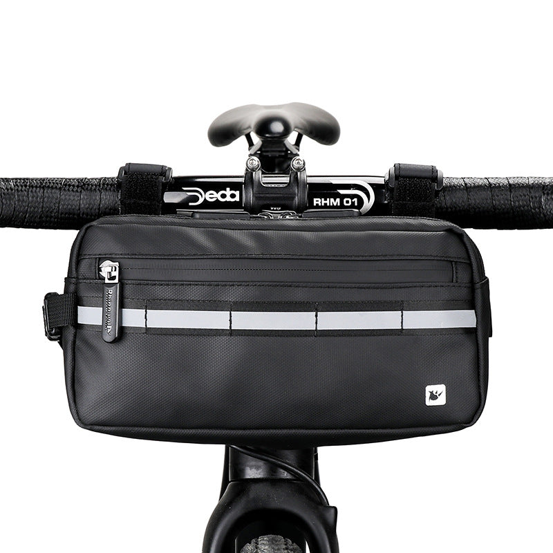 HKM-078355 Water-Repellent Bicycle Front Bag with Triangle Design for Convenient Storage