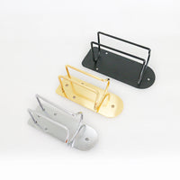 HKM-648979 Electric Hair Clipper Holder Rack - Stainless Steel Stand for Barbershops and Home Use in Silver and Gold