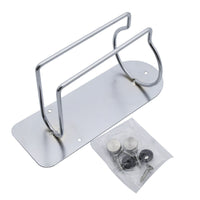 HKM-648979 Electric Hair Clipper Holder Rack - Stainless Steel Stand for Barbershops and Home Use in Silver and Gold